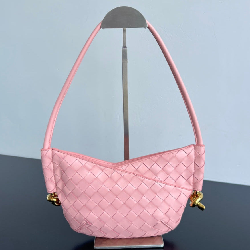BV Mini Solstice 28cm Bag Pink Lambskin 545209