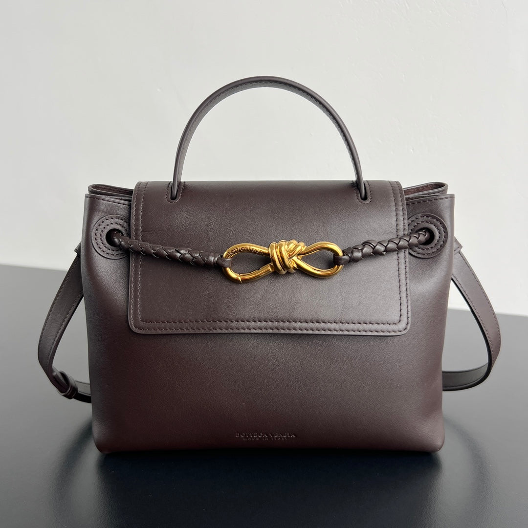 BV Ciao Ciao 26cm Bag Chocolate Silky Calfskin 559340