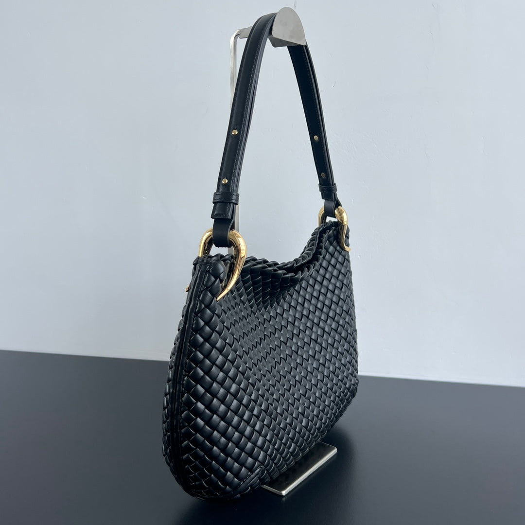 BV Clicker 38cm Bag Black Lambskin 559299