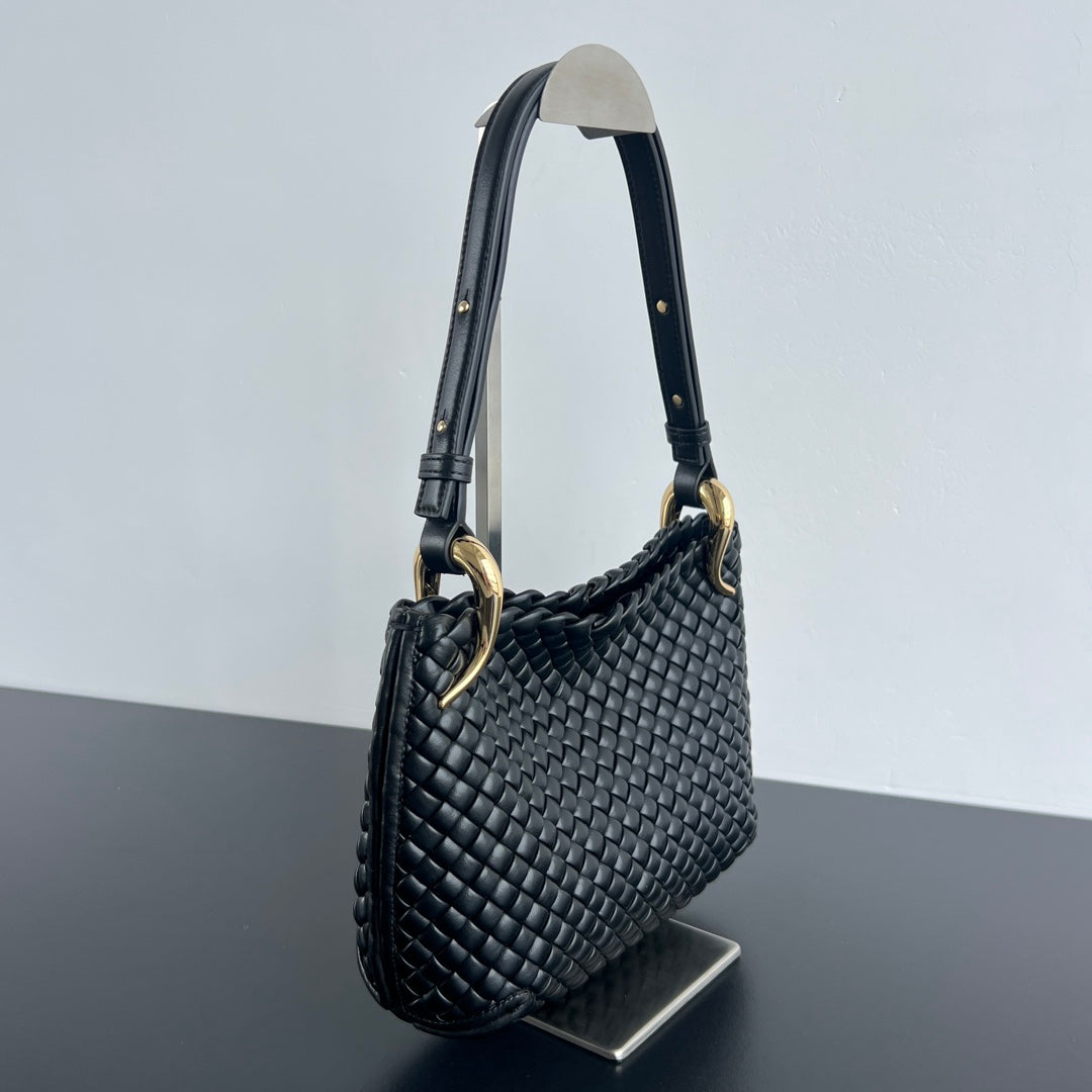 BV Clicker 27cm Bag Black Lambskin 559300