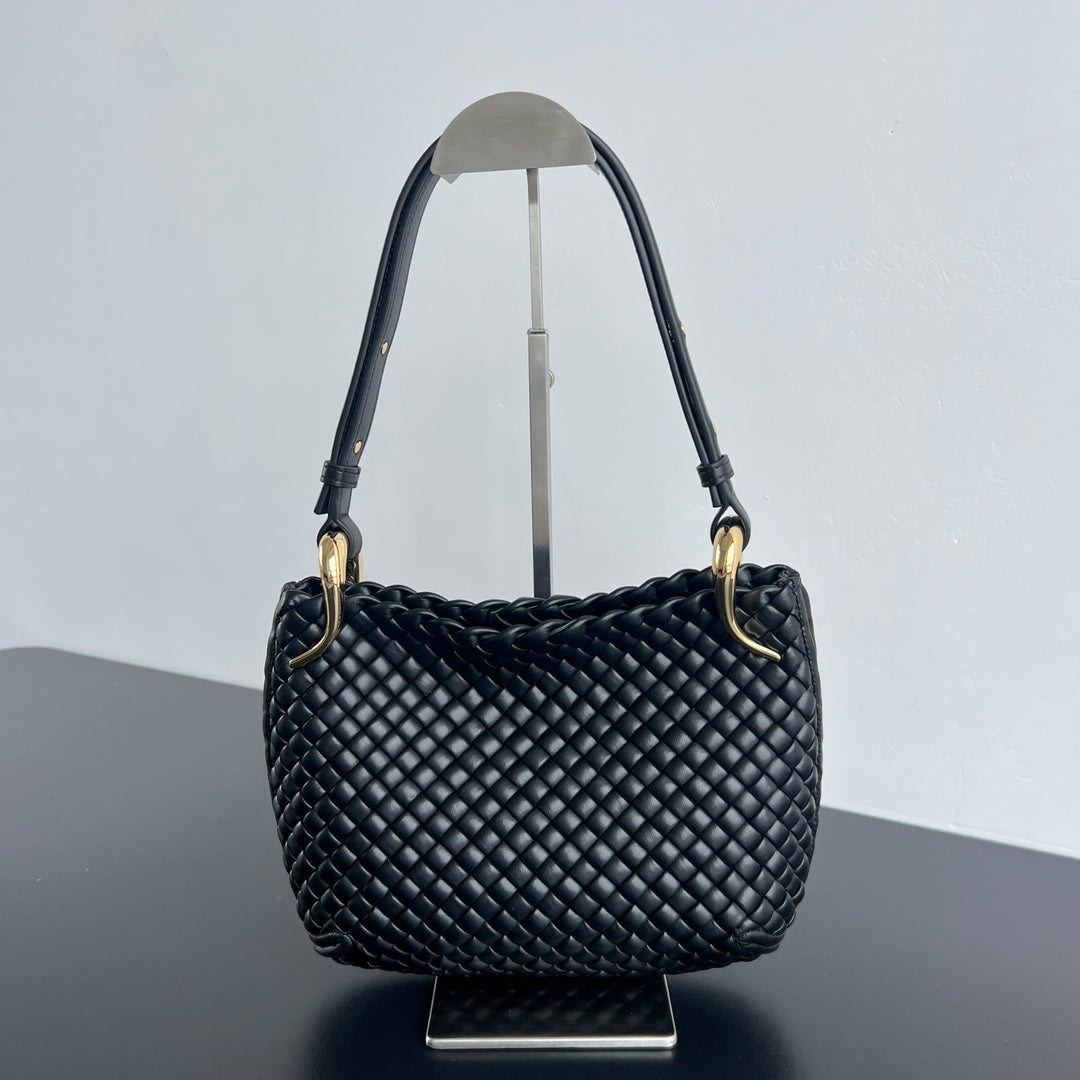 BV Clicker 27cm Bag Black Lambskin 559300