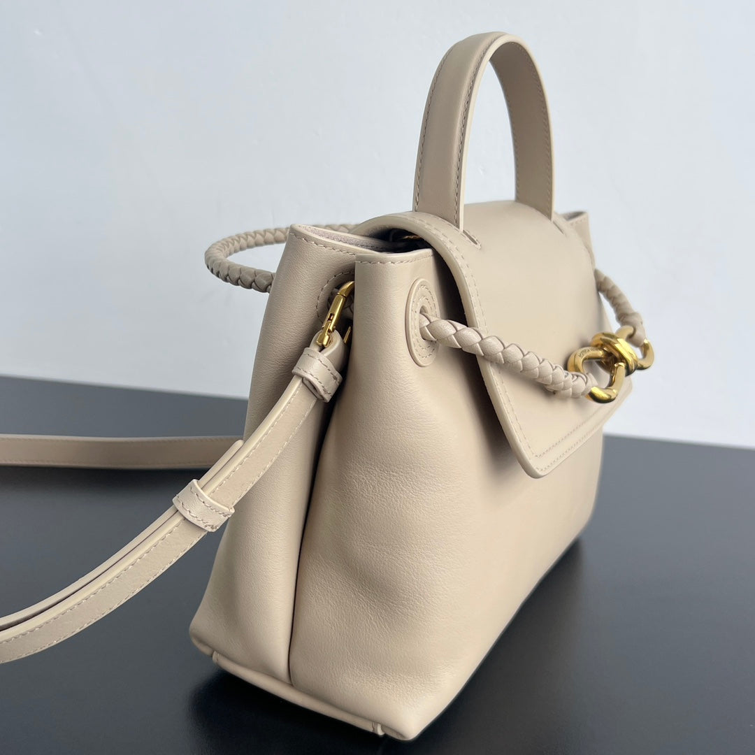BV Ciao Ciao 26cm Bag Beige Silky Calfskin 563655