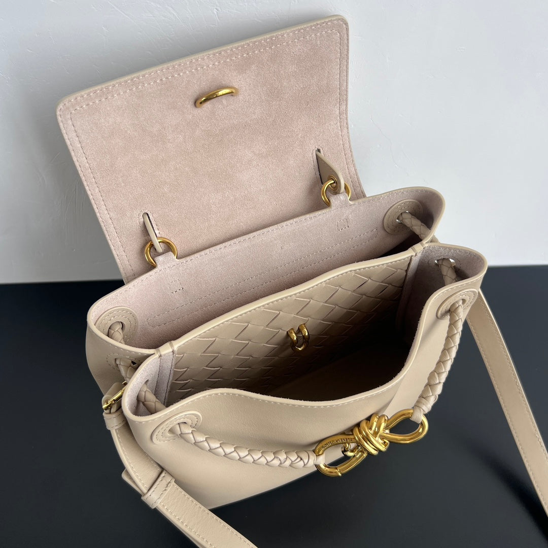 BV Ciao Ciao 26cm Bag Beige Silky Calfskin 563655