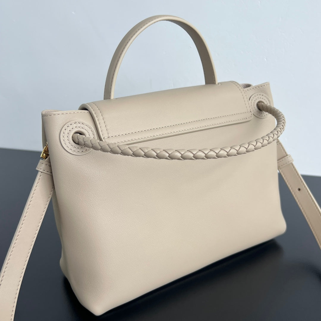 BV Ciao Ciao 26cm Bag Beige Silky Calfskin 563655