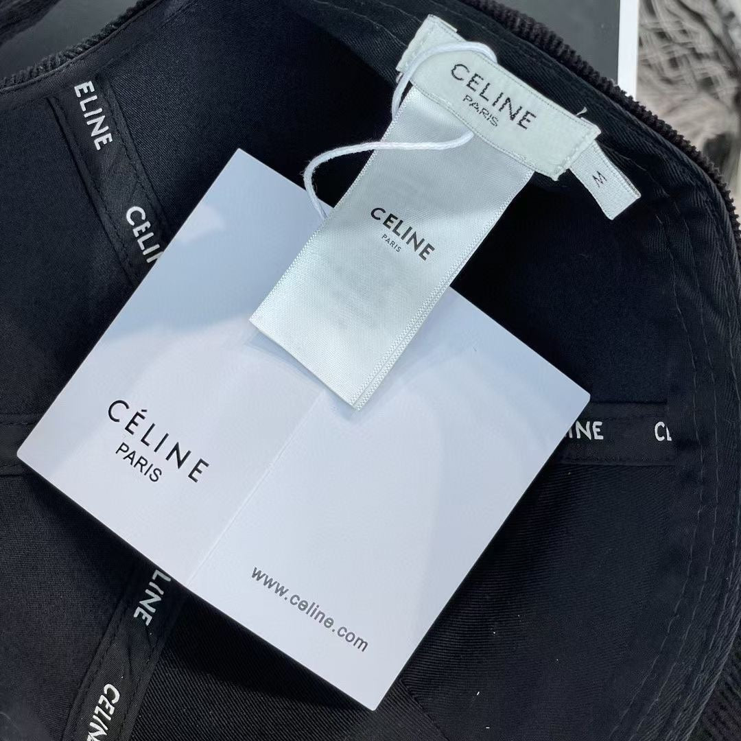 Celin Cap Black Cotton Fabric 210407