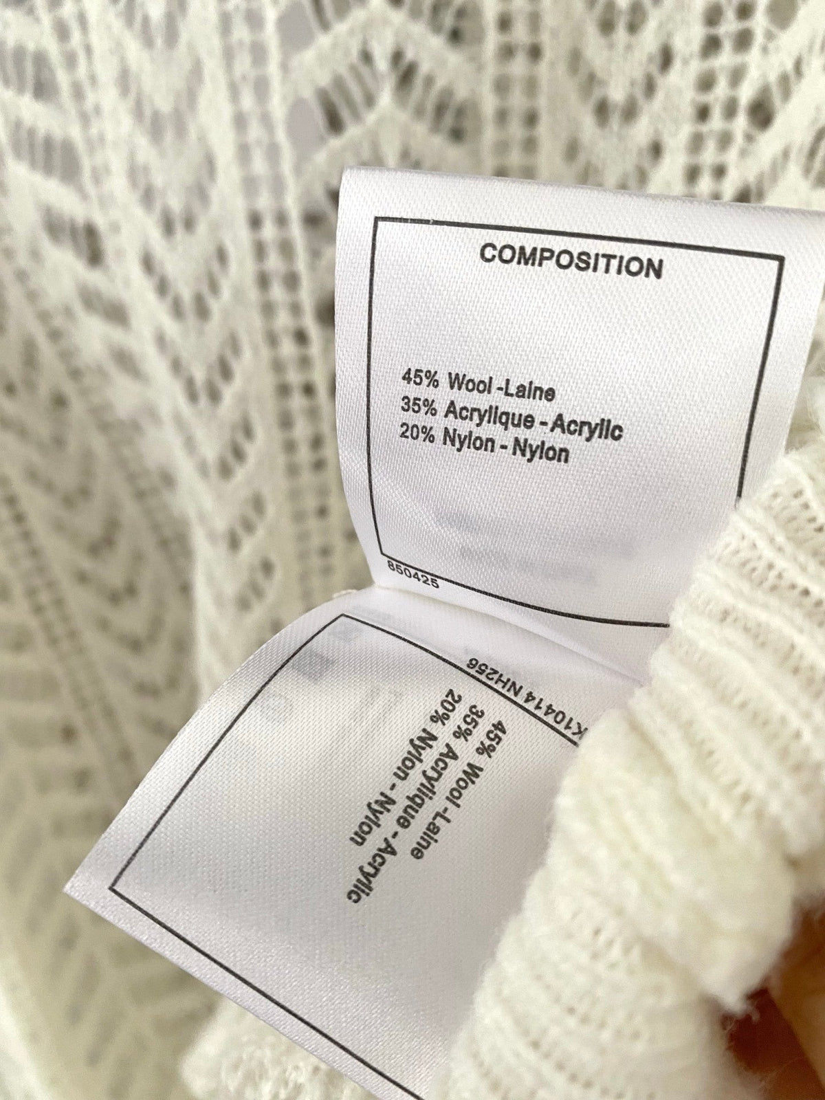 CC 25 Mesh Sweater Wool 279187