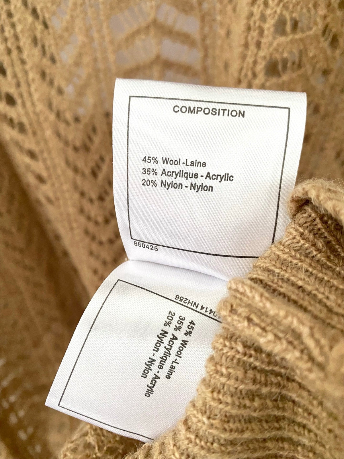 CC 25 Mesh Sweater Wool 279187