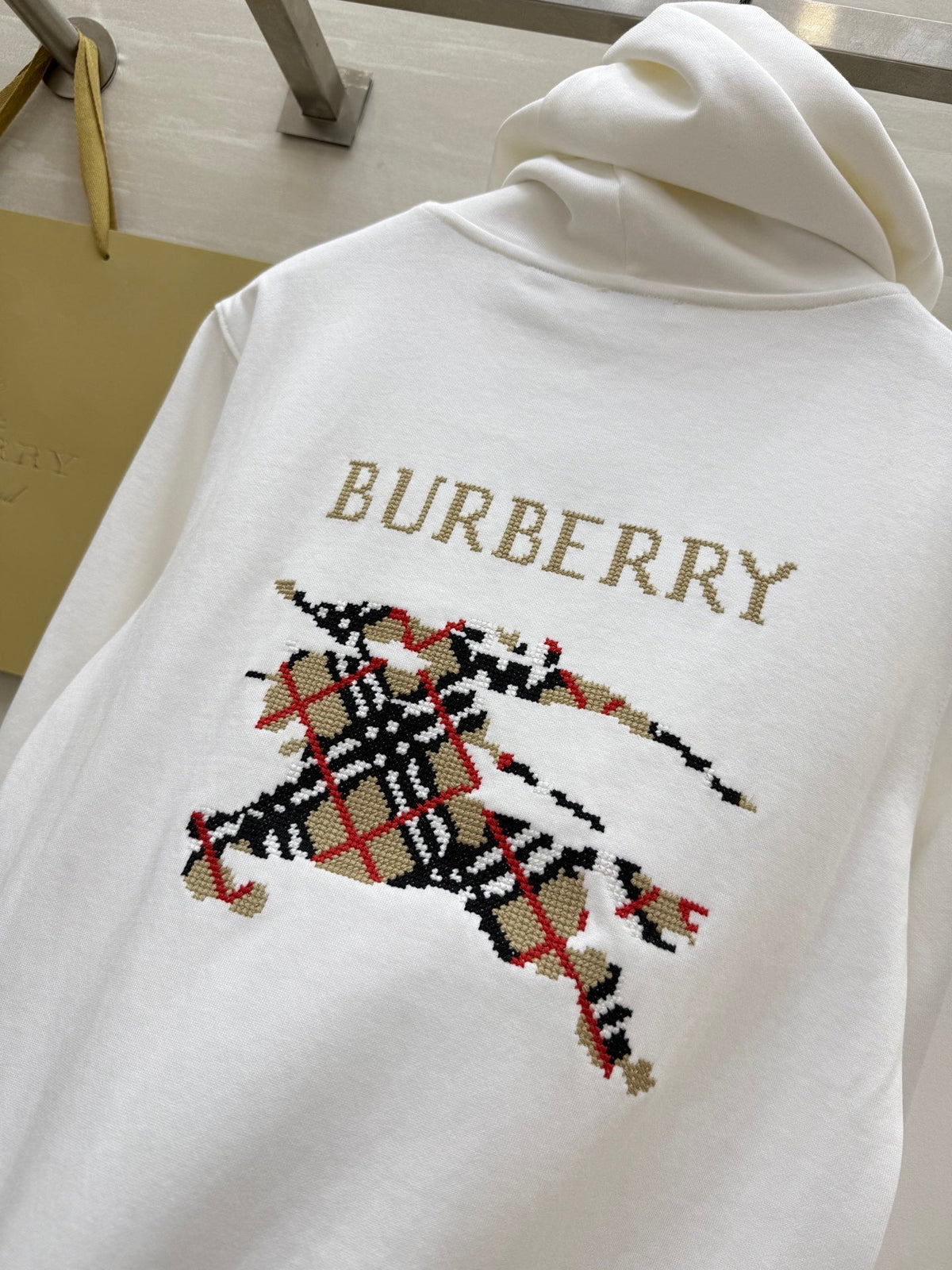 Bur 25 Hoodie White Wool