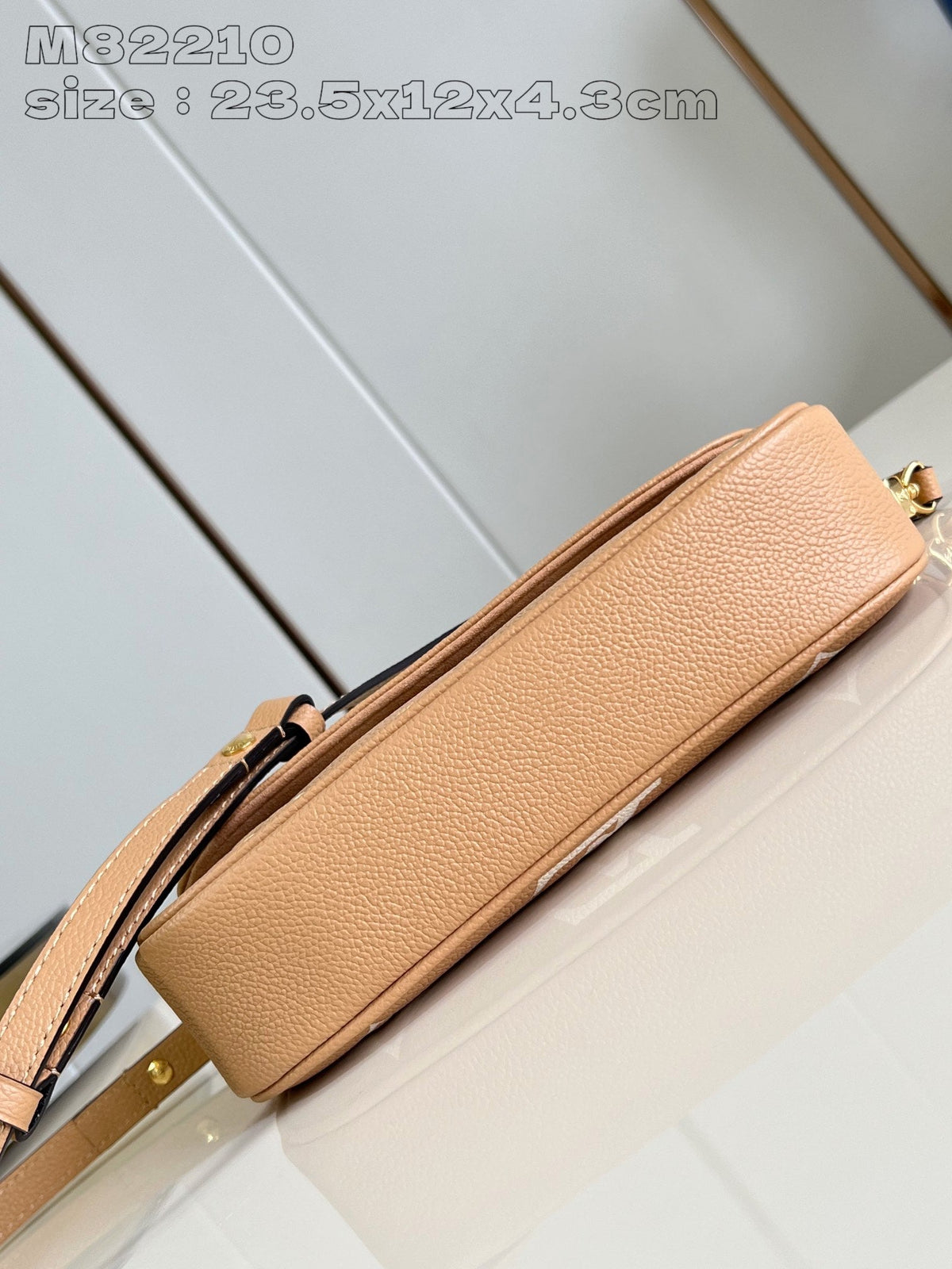 LV Woc Ivy 23.5 Brown Monogram Empreinte Calfskin