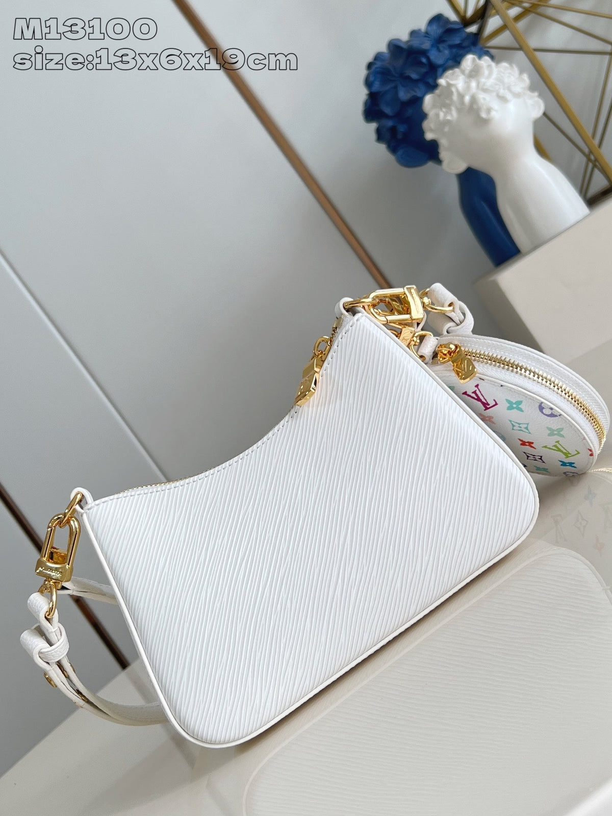 LV Marellini LV x TM White Epi Cowhide 203650