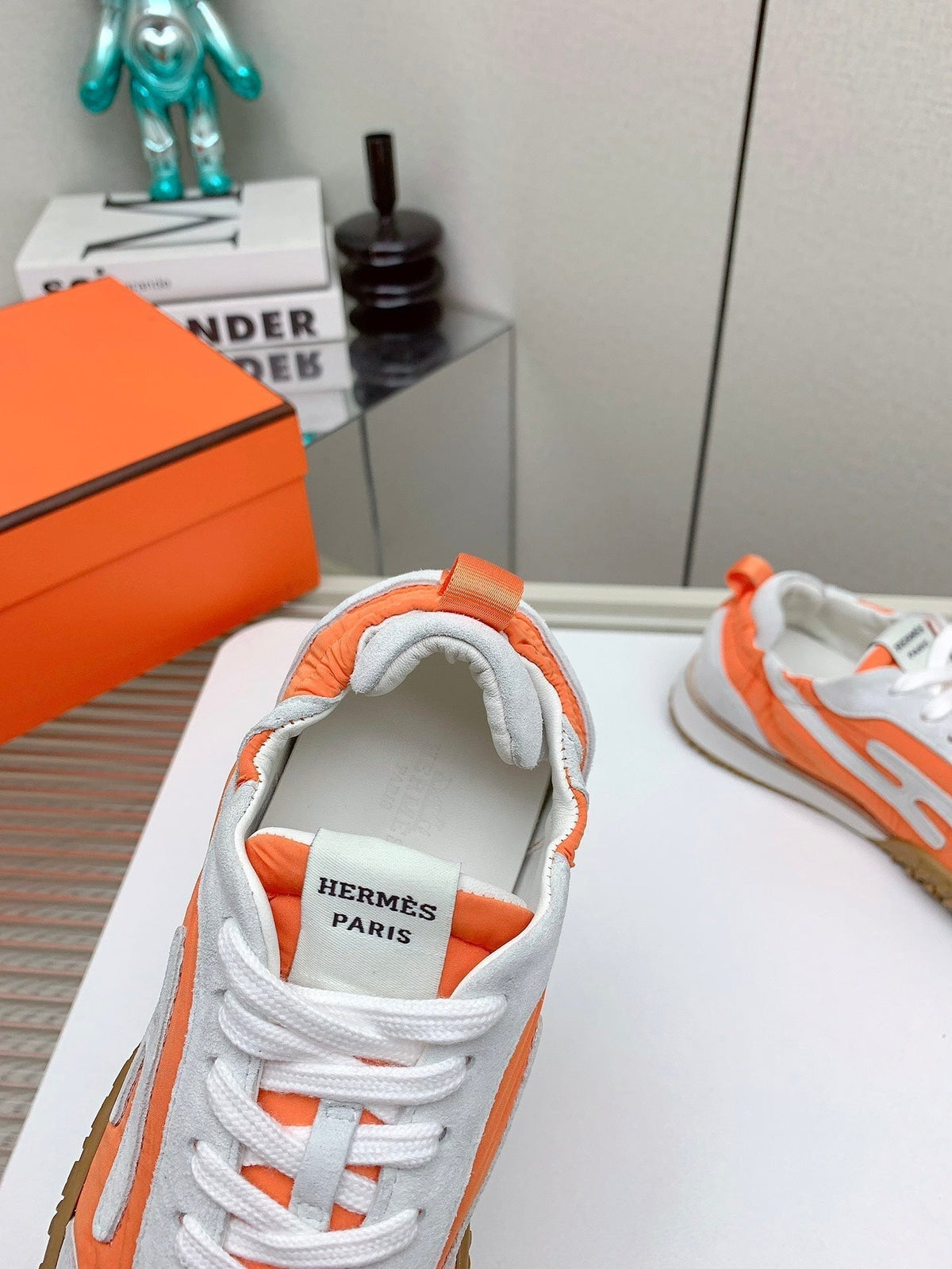 HM Jet Sneaker 20MM Orange Wind Cloth 106382