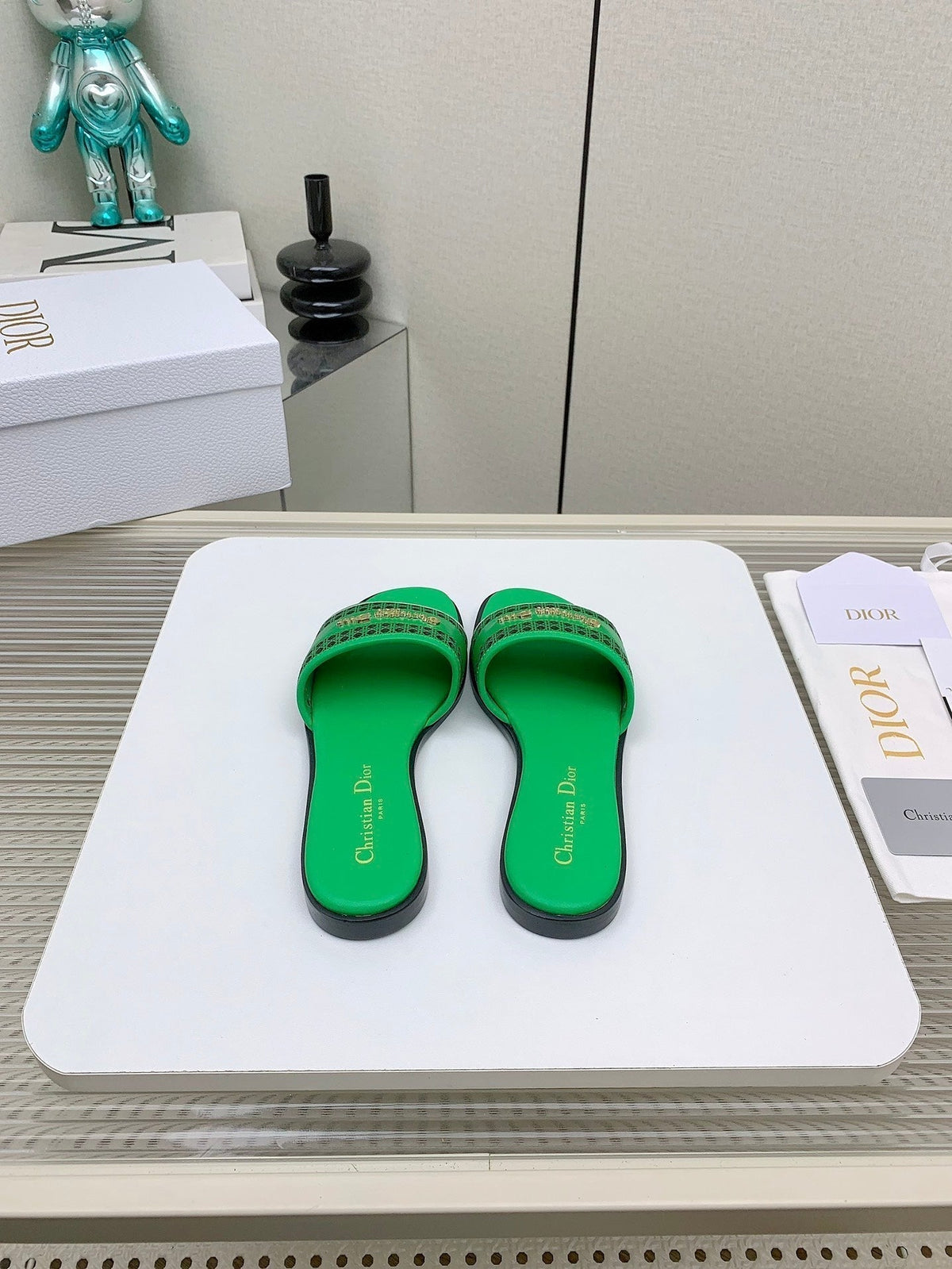 CD D-Lane Slide In Green Cowhide 106279