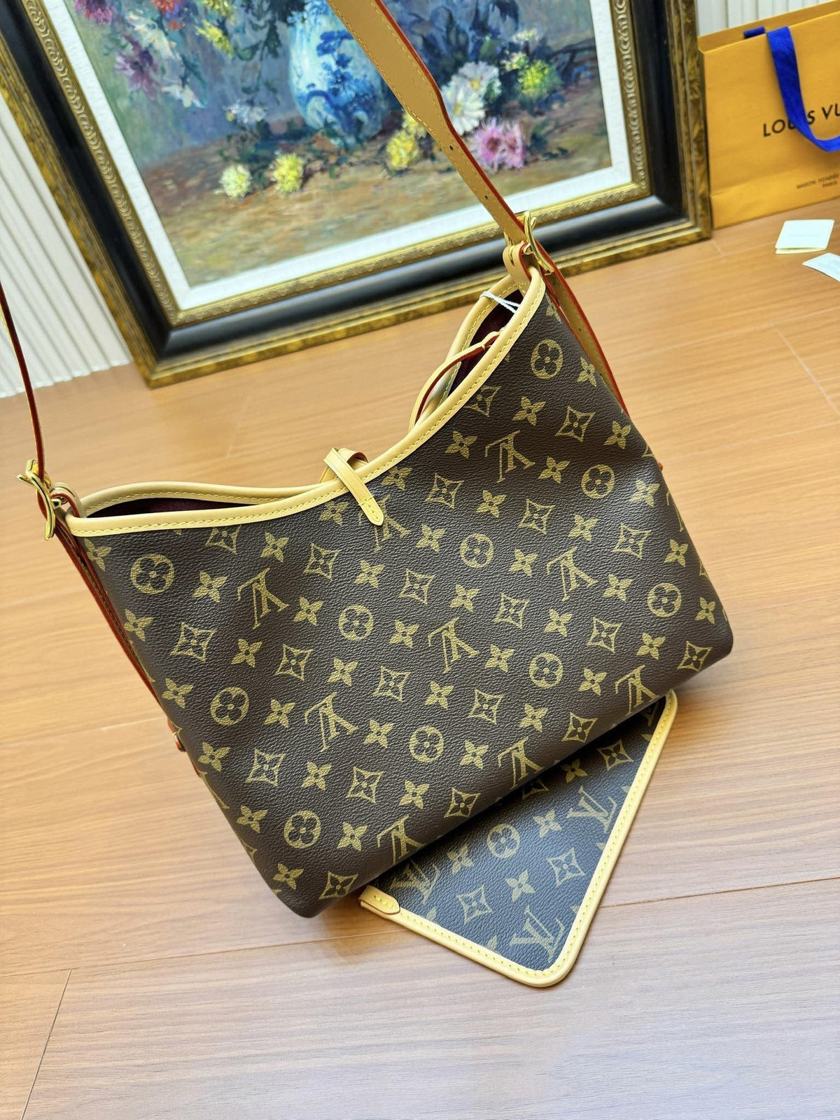LV CarryAll PM 29cm Brown Monogram Canvas 206005