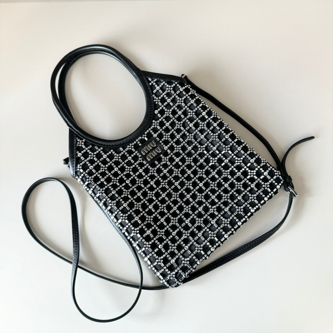 MiuMiu small diamond bag leather