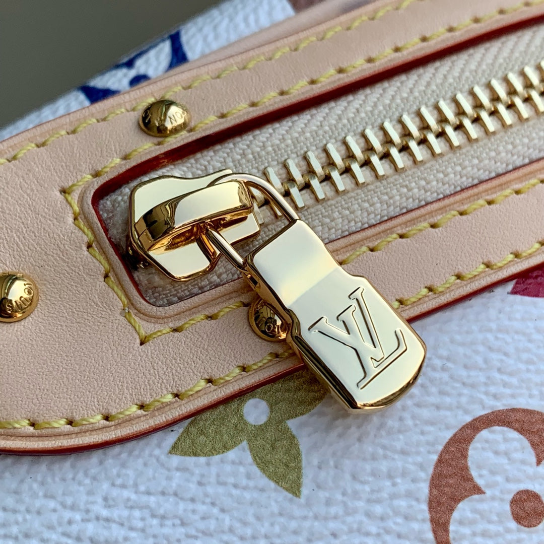 HIGH RISE 38 IN MULTICOLOR MONOGRAM CANVAS