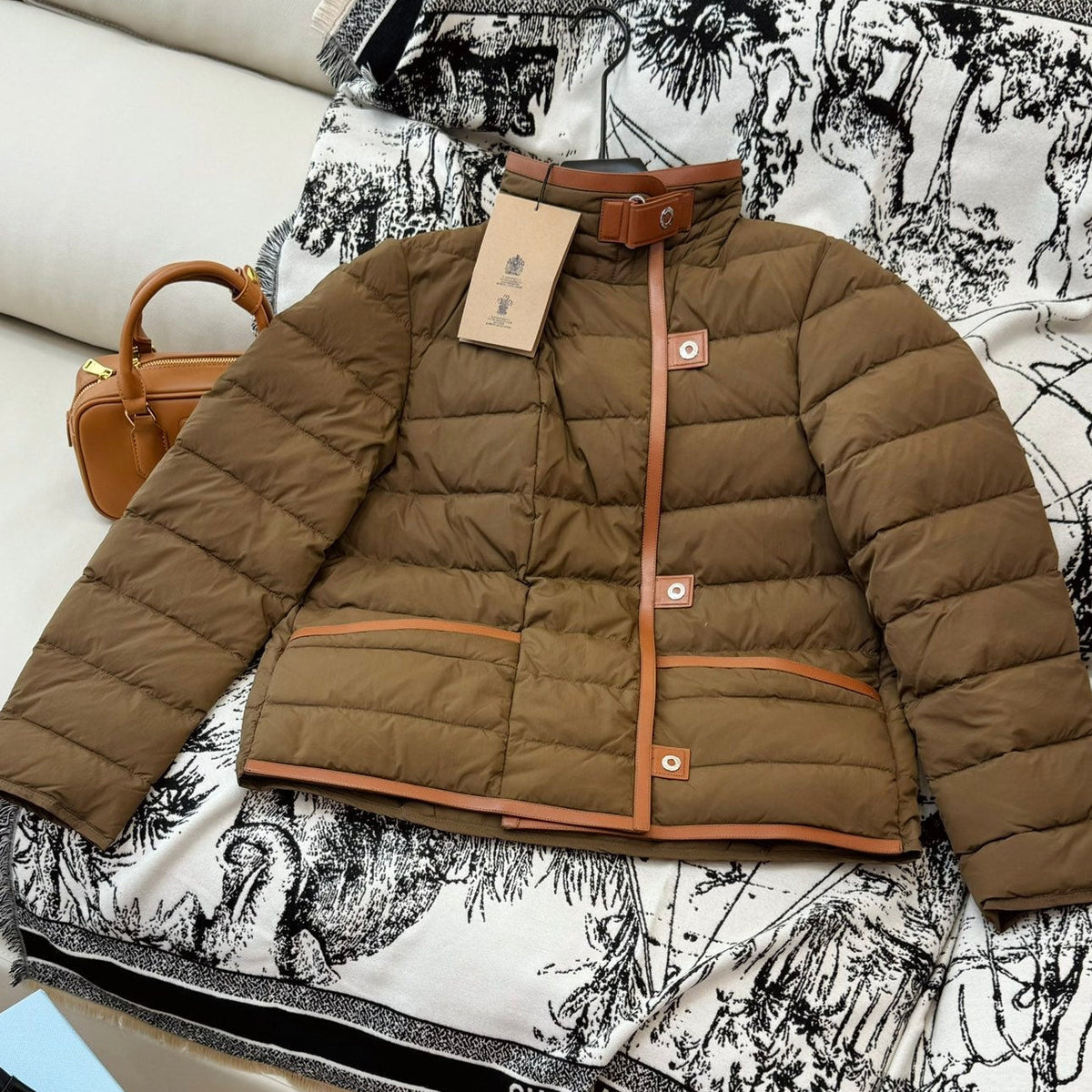 Burberry 25 Jacket Brown Down Nylon