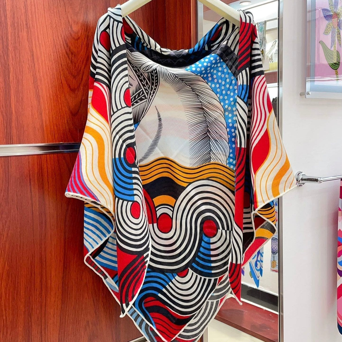 SCARF 140 CM COLORFUL 388172