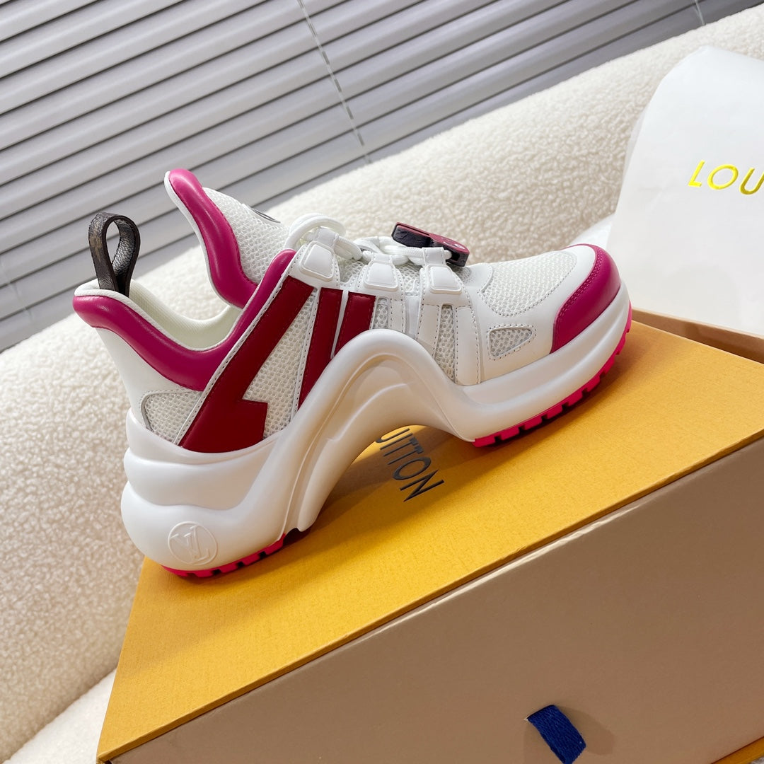 LV Archlight Sneaker Dark Pink Cowhide