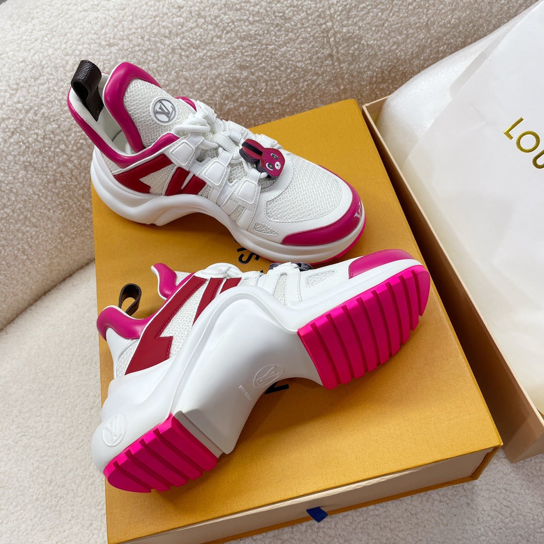 LV Archlight Sneaker Dark Pink Cowhide