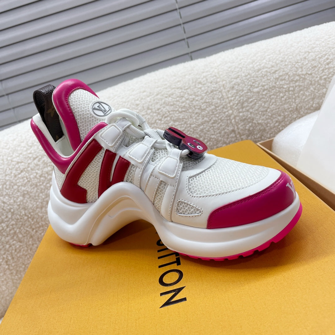 LV Archlight Sneaker Dark Pink Cowhide