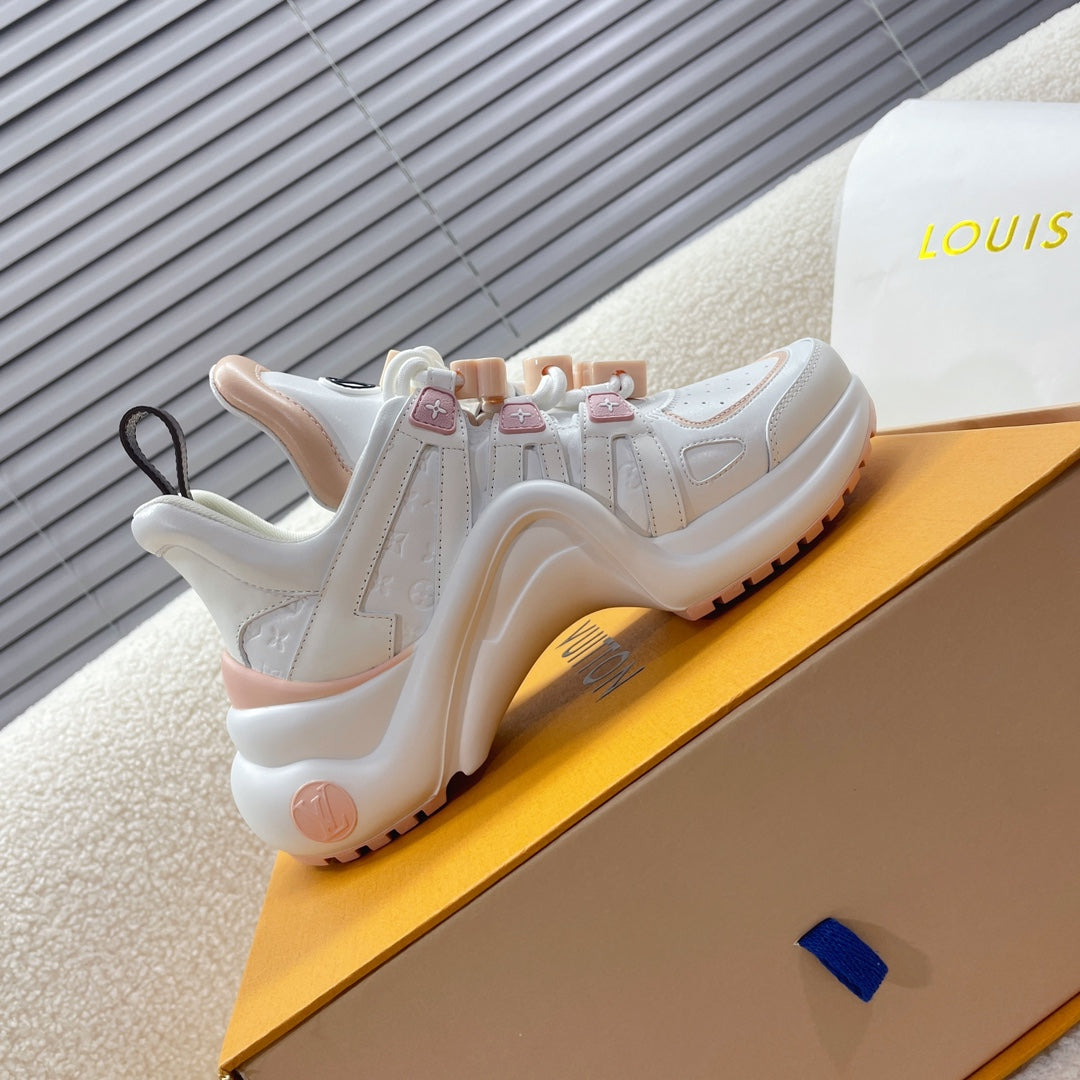 LV Archlight Sneaker Beige Pink Cowhide