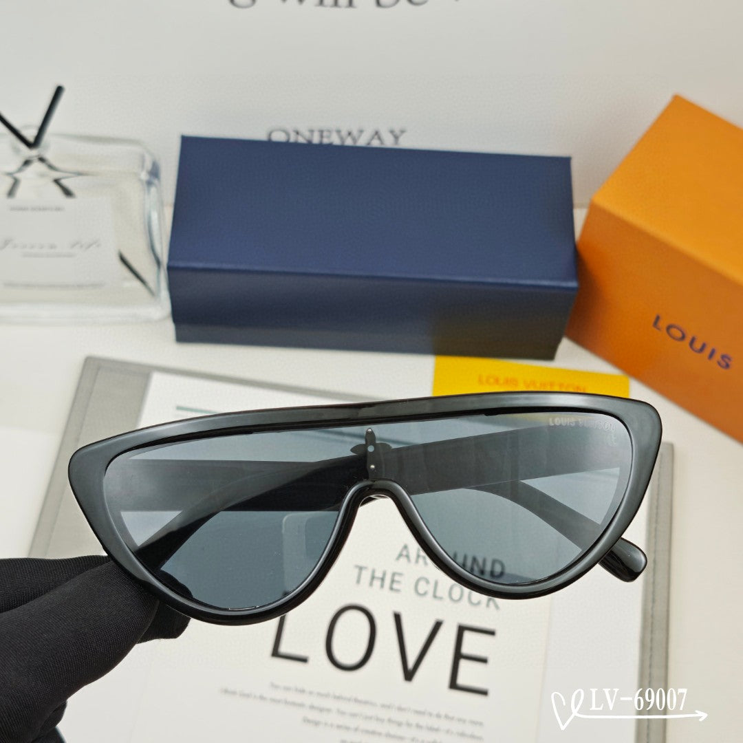 SPLIT CAT EYE SUNGLASSES 69007 IN ACETATE