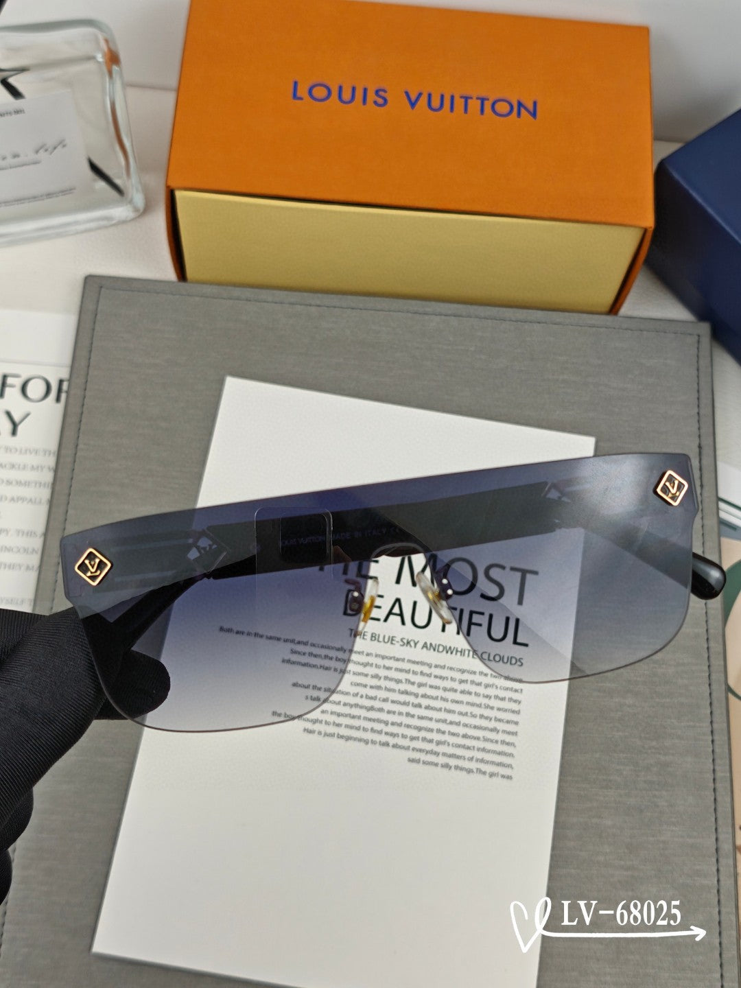 SUPERLIGHT SQUARE SUNGLASSES 68025 IN ACETATE