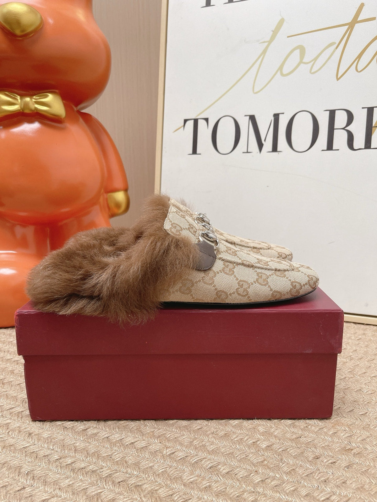 Gucci 2026 Horsebit Mule Canvas Leather 950860
