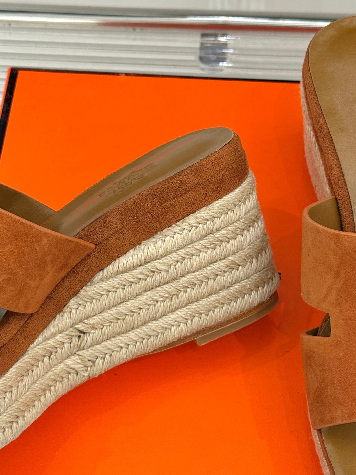 HM Platform Brown Lambskin 316415