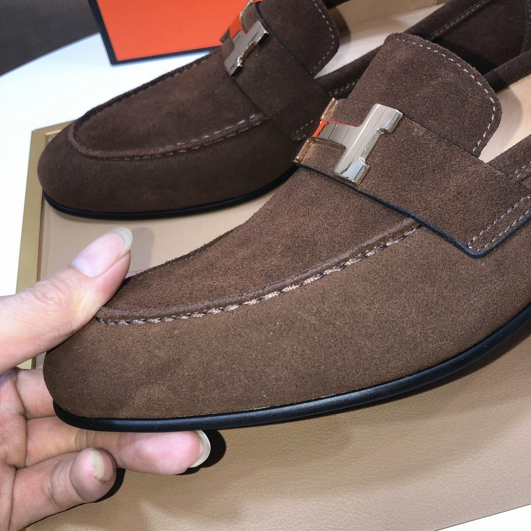 HM PARIS LOAFER WALNUT SUEDE