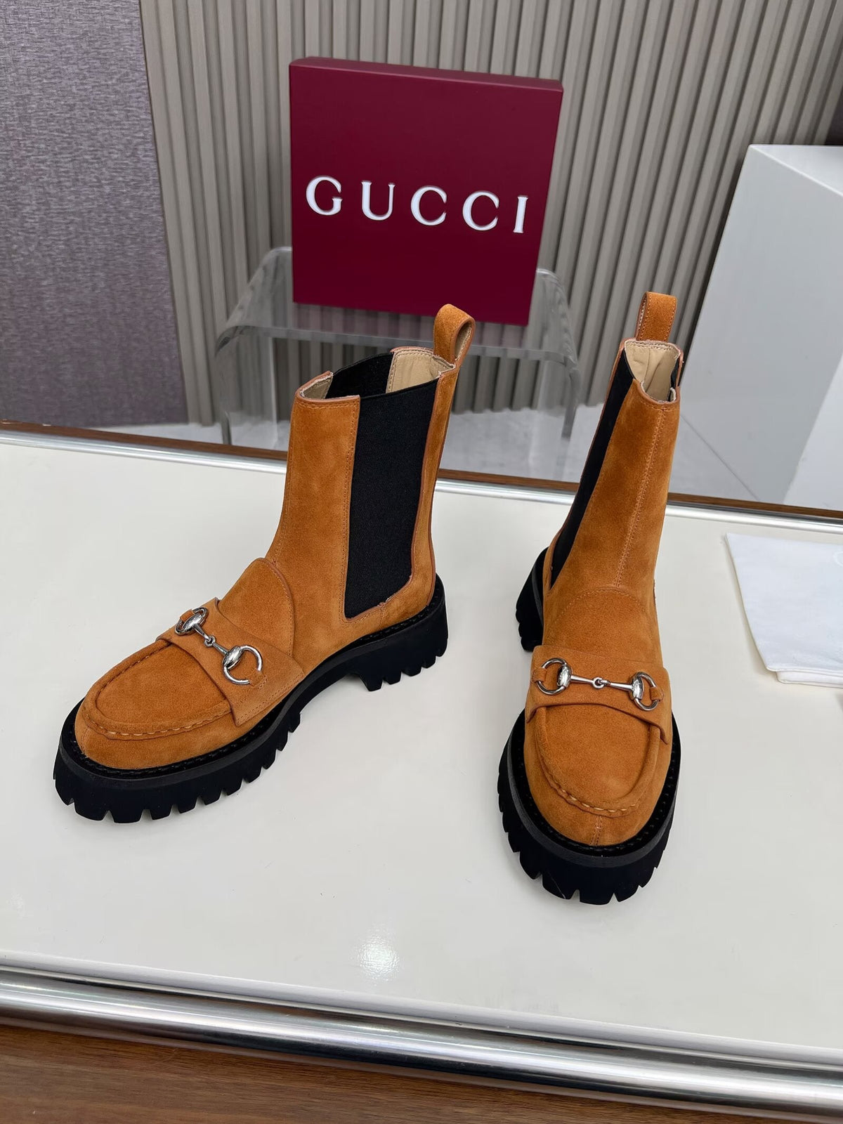 Gucci 2026 Ankle Boots 50mm Suede 926689