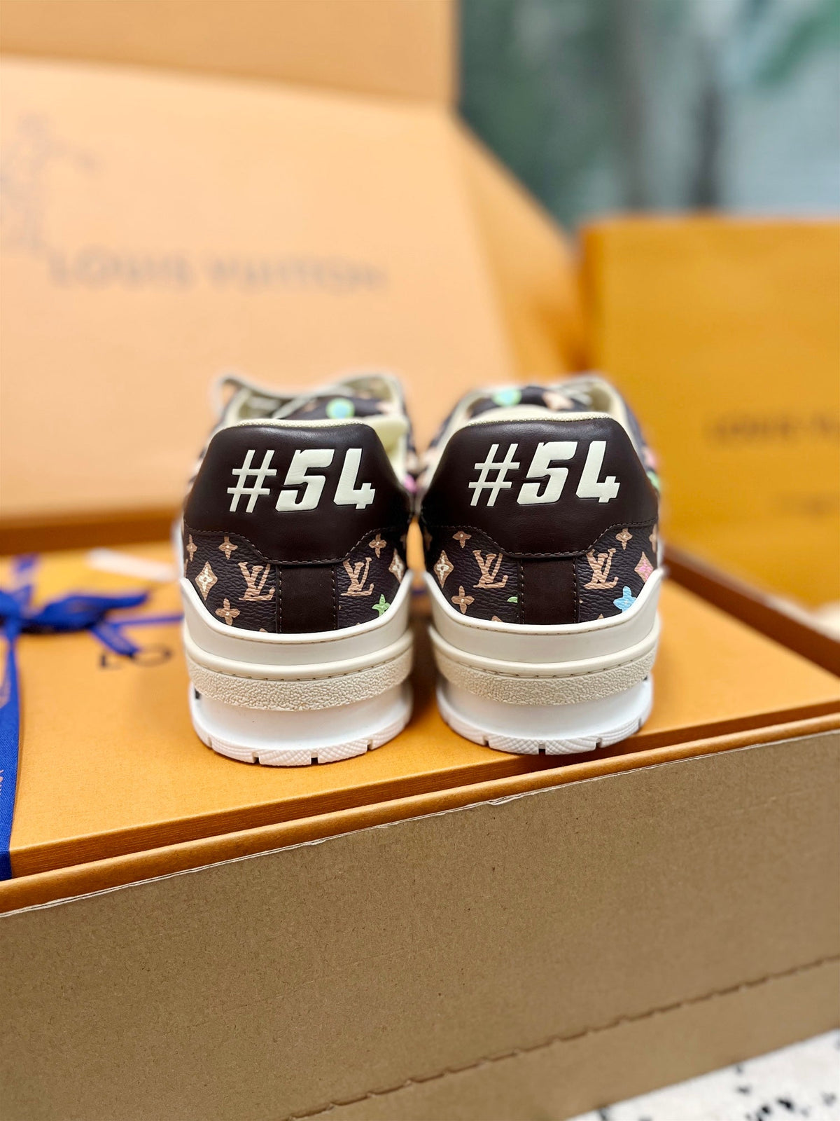 LV Trainer Sneaker Moka Monogram Cowhide