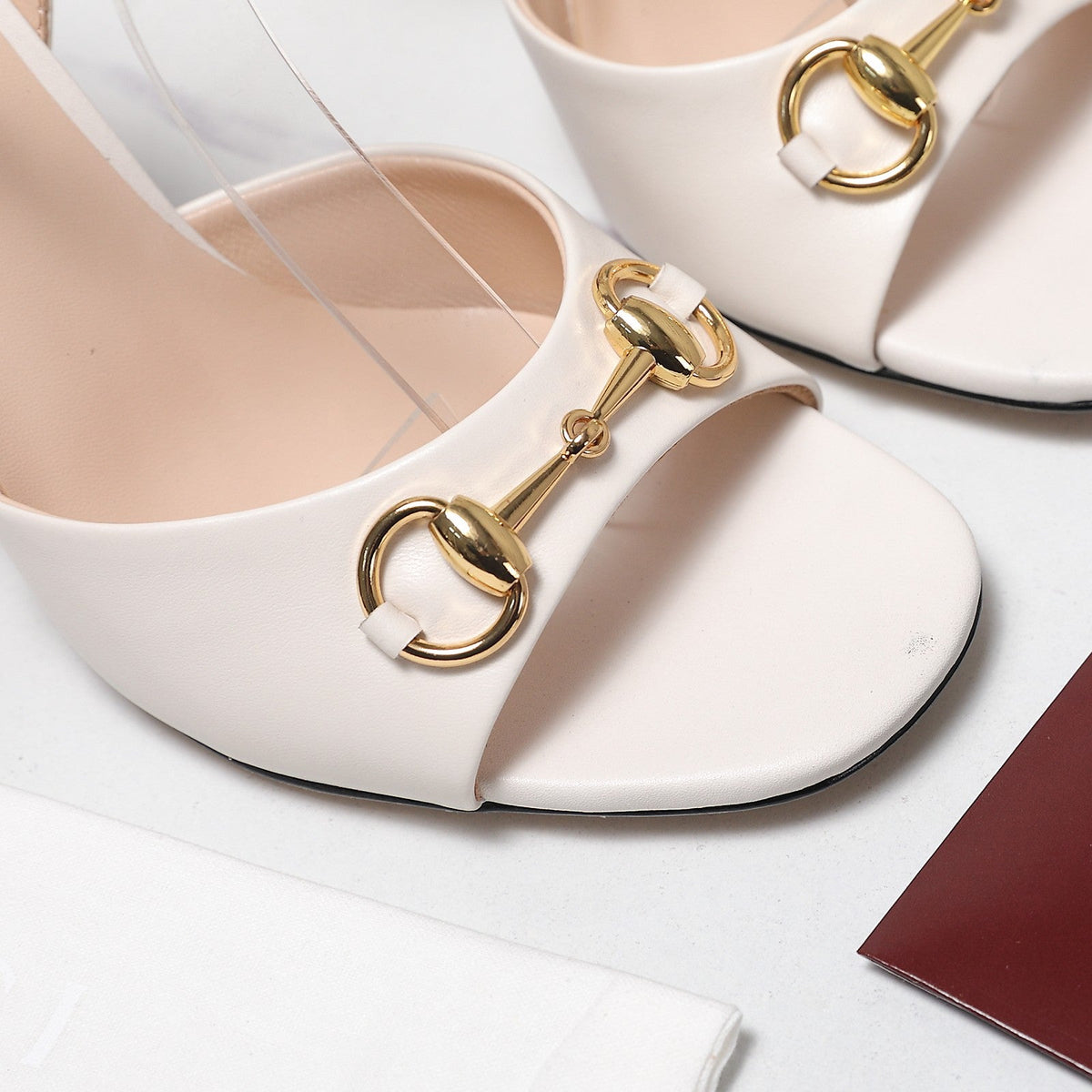 Gucci 2026 High-Heels Sandals 95mm Leather 758676