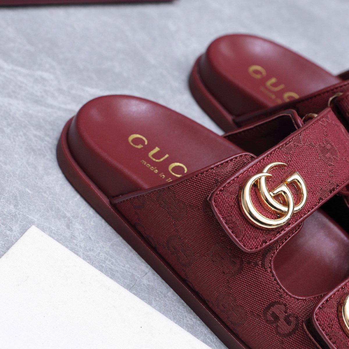 Gucci 2026  Colorway GG Monogram Canvas Slipper 758695