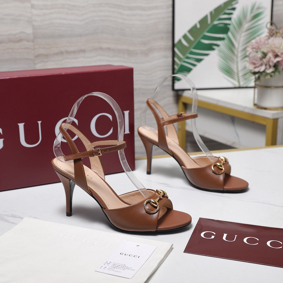Gucci 2026 Slingback Pumps 85mm Leather 758580
