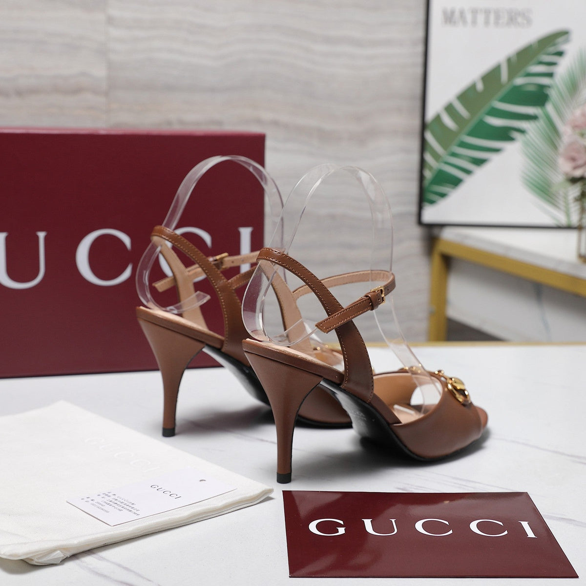 Gucci 2026 Slingback Pumps 85mm Leather 758580