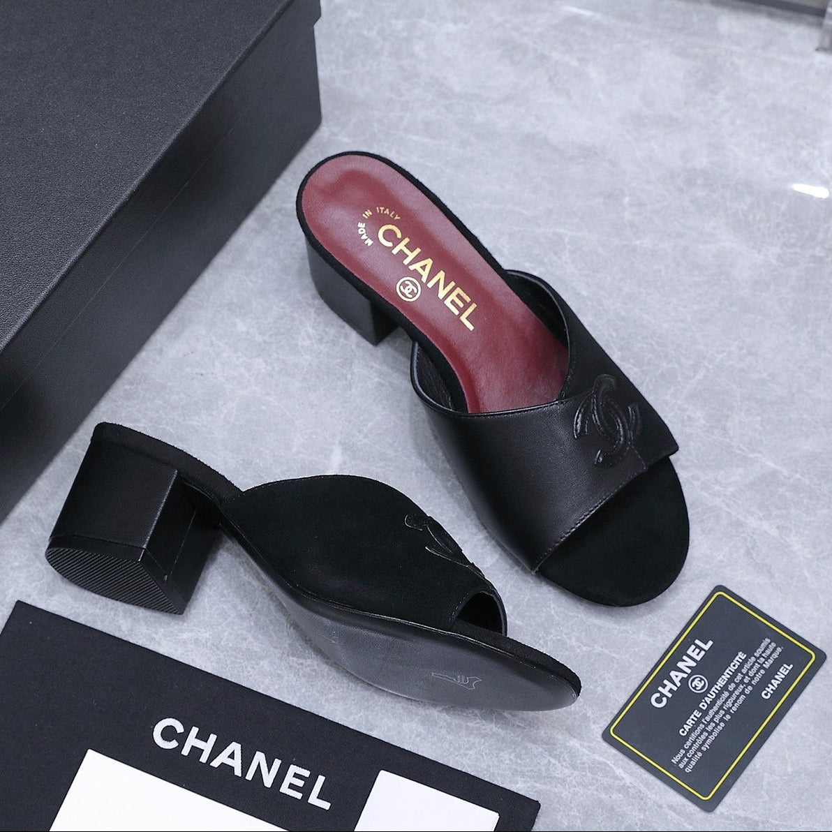 chanel sandals & slide