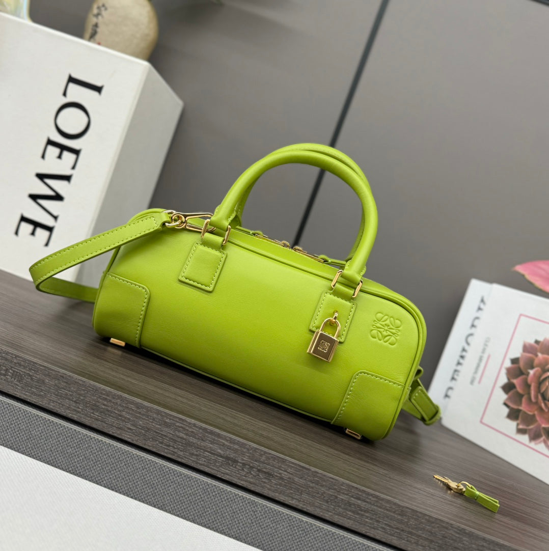 Loewe Mini Bowling Bag 23 Green Calfskin 280614