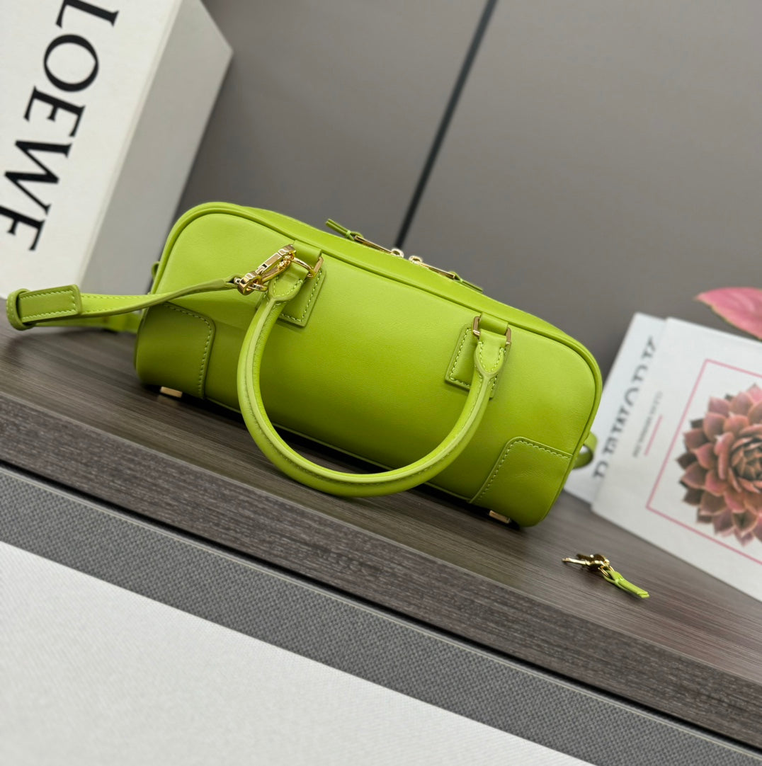 Loewe Mini Bowling Bag 23 Green Calfskin 280614