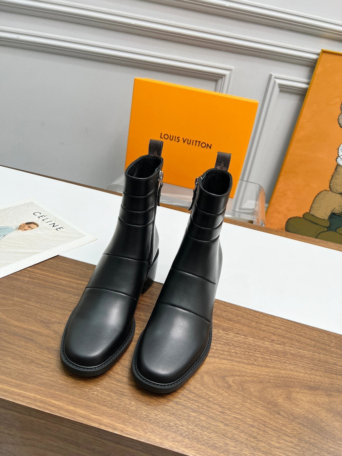 LV Jazz Boots Black Lambskin