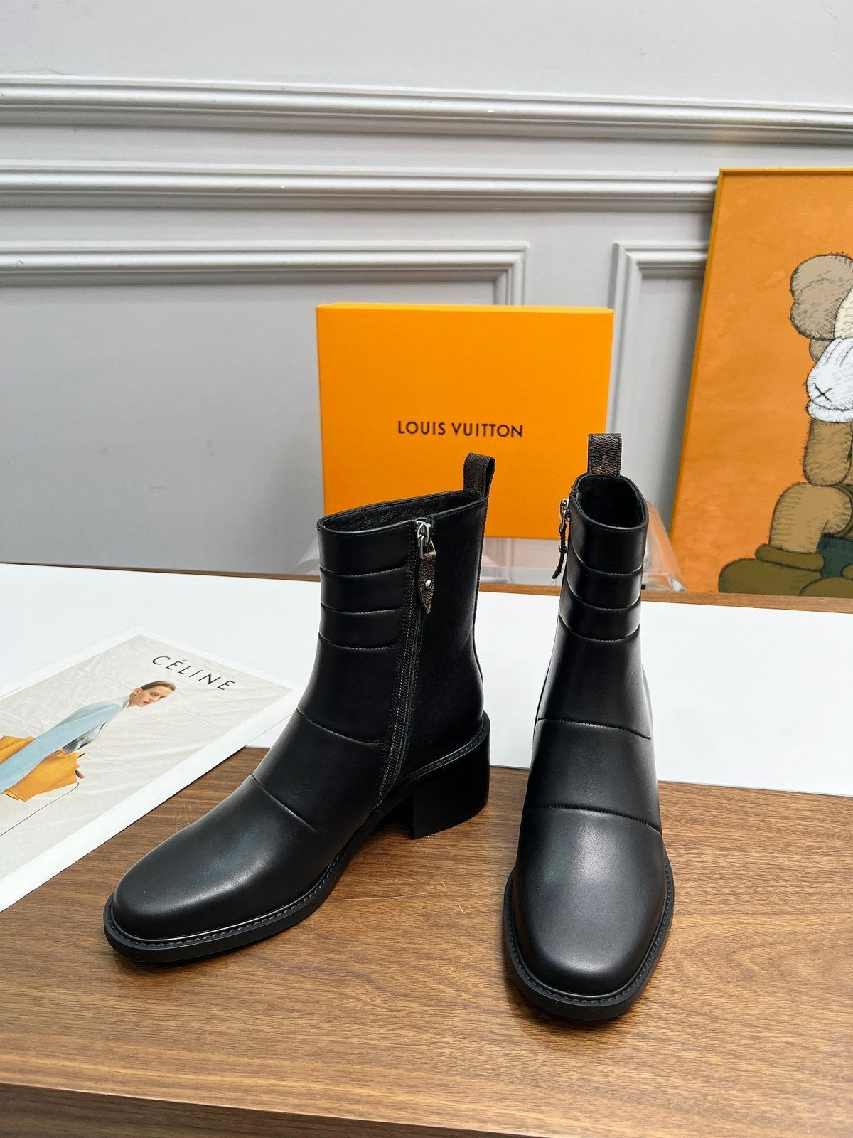 LV Jazz Boots Black Lambskin