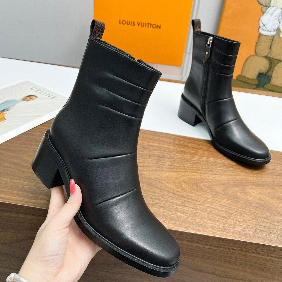 LV Jazz Boots Black Lambskin