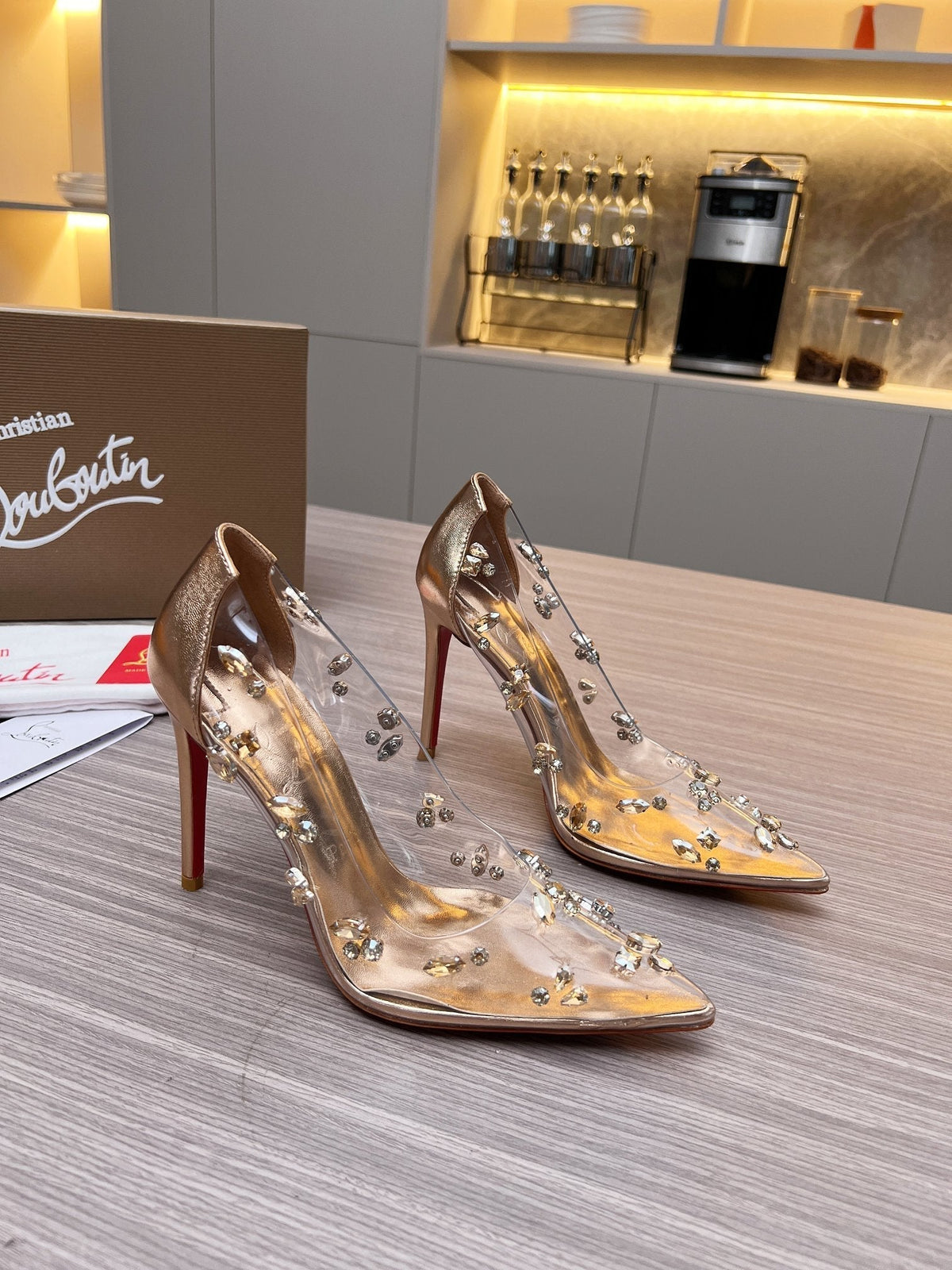 CL Degraqueen Pump PVC and Iridescent Nappa Leather 251053