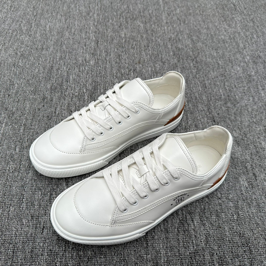 HM Men's Get Sneaker White Calfskin 336085