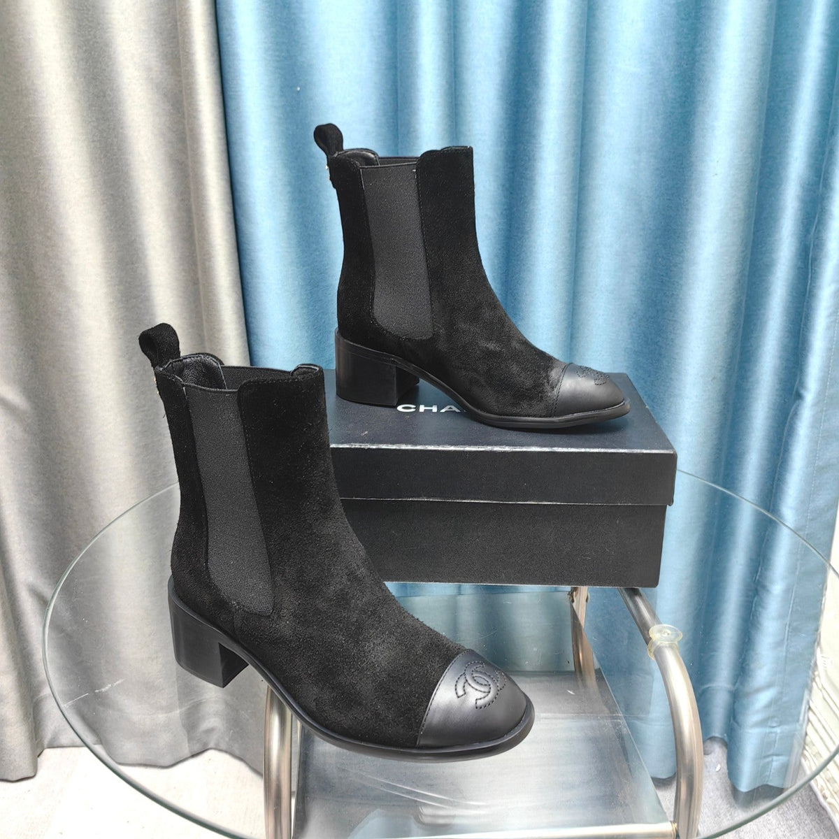 CC Chelsea Ankle Boots Black Suede