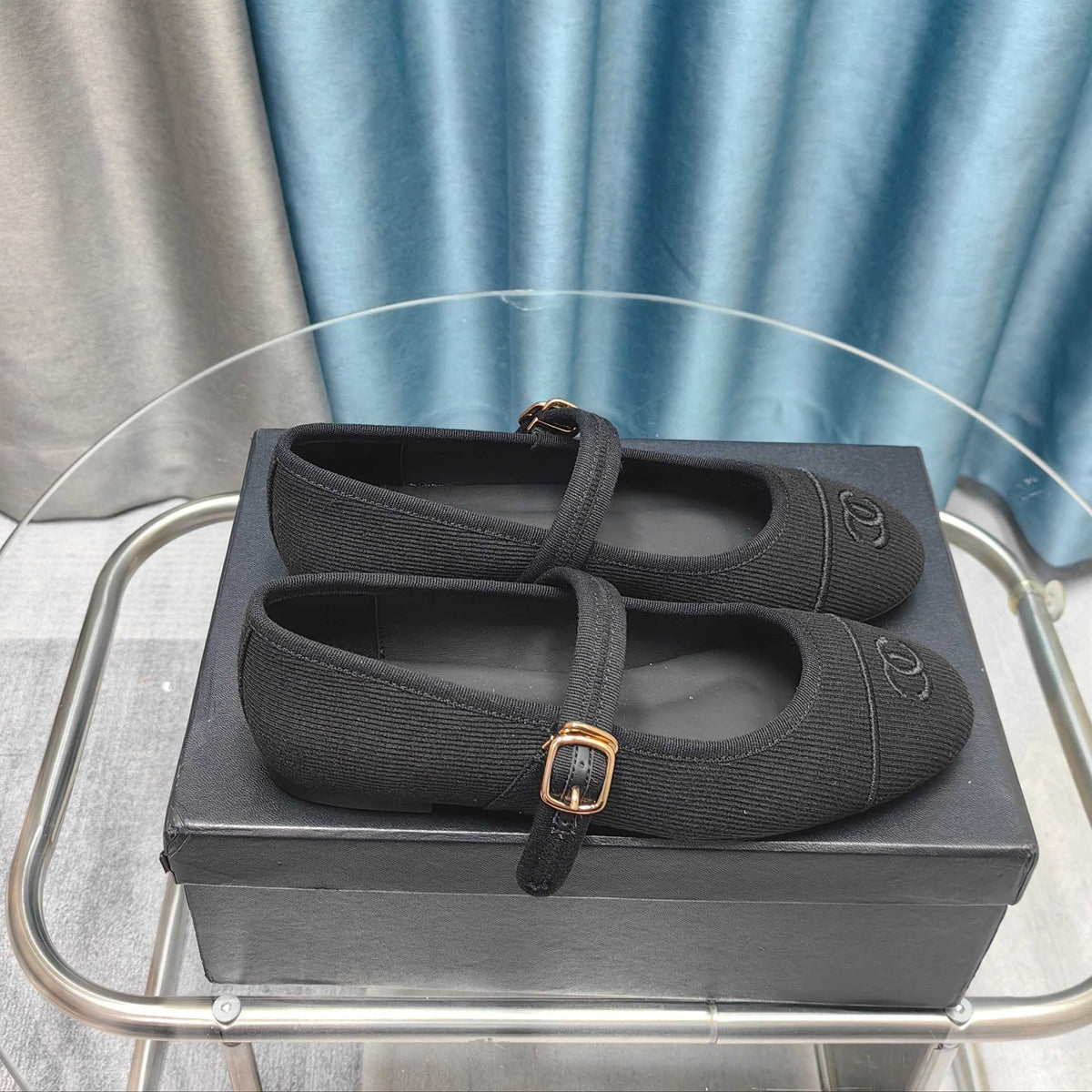 CC 25C Marry Janes Black Fabric