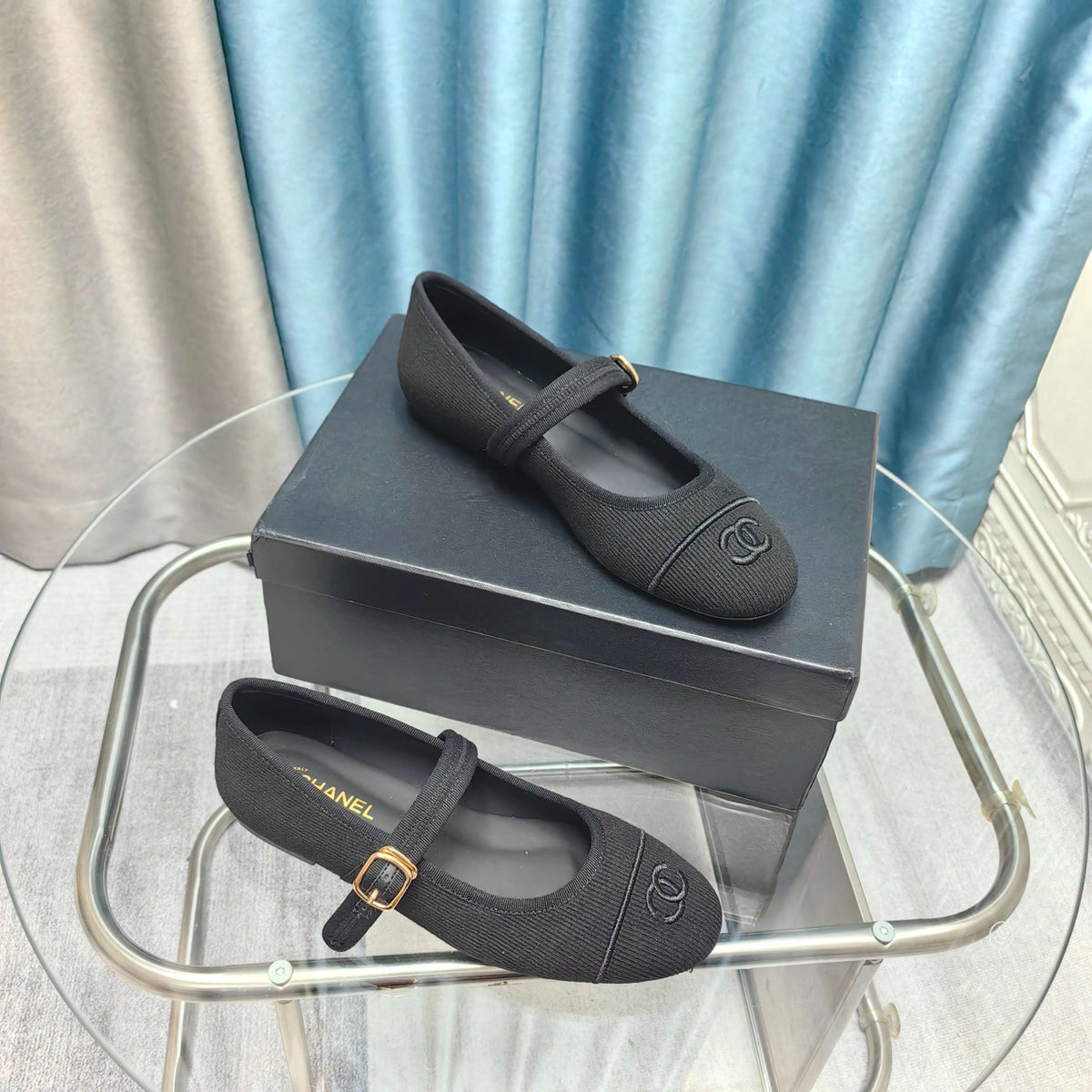 CC 25C Marry Janes Black Fabric