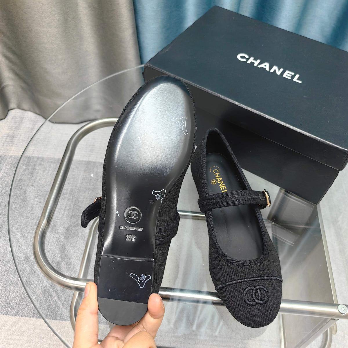 CC 25C Marry Janes Black Fabric