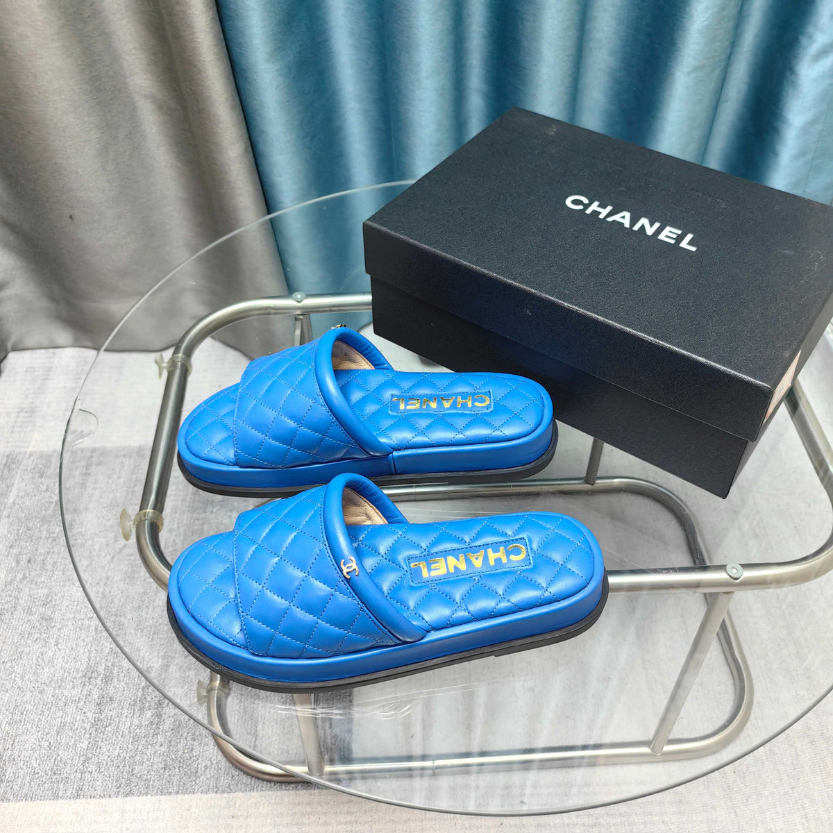 CC 25 Mule Quilted Calfskin