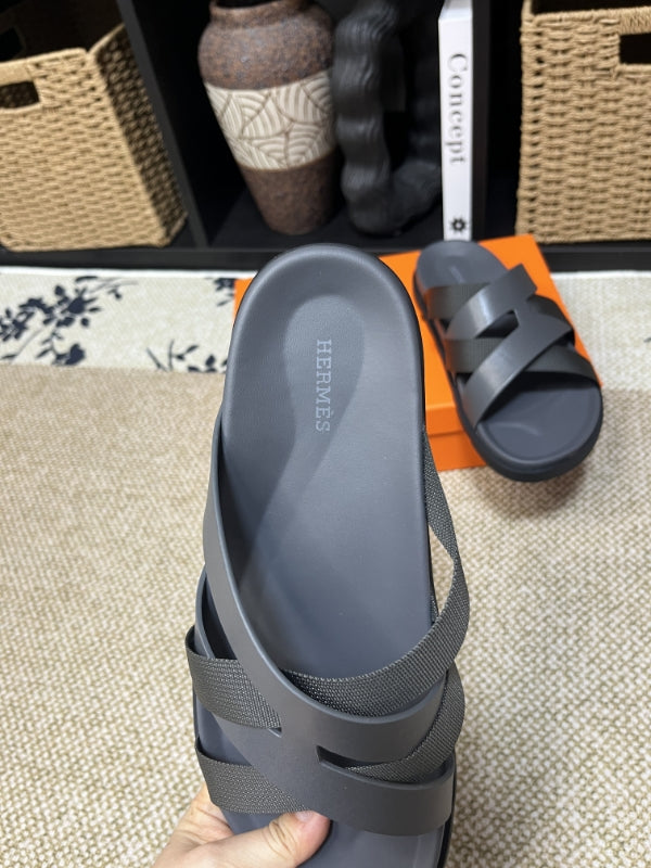 HM Men's Kazimir Grey Calfskin 595527